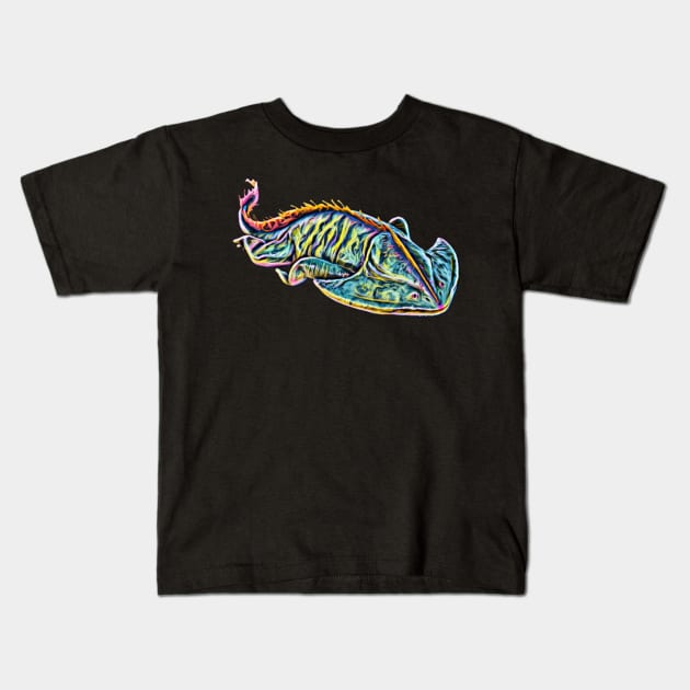 Amphibian Kids T-Shirt by Nimmersatt